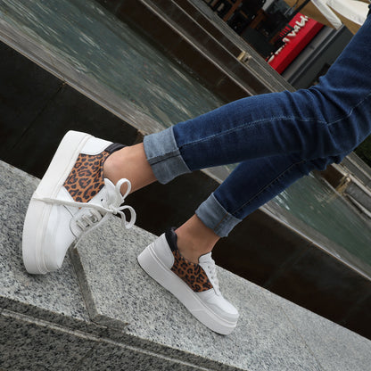 zapatilla lucia blanca print