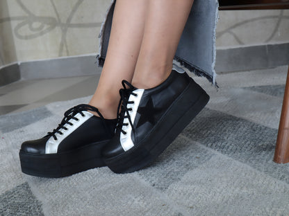 zapatilla star negra