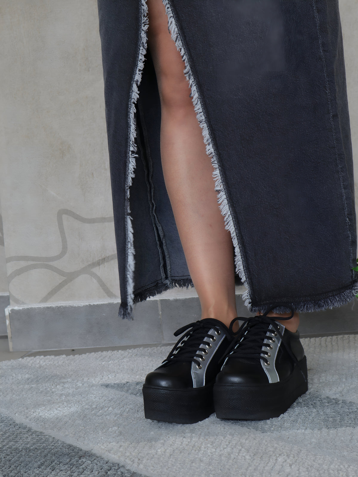 zapatilla star negra