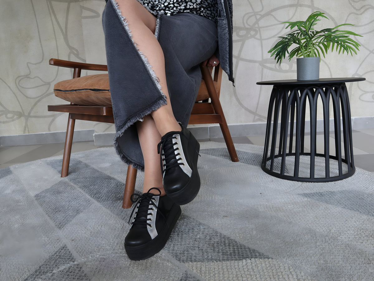 zapatilla star negra
