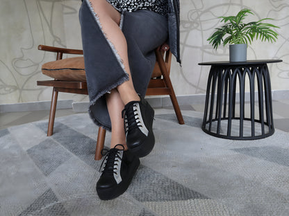 zapatilla star negra