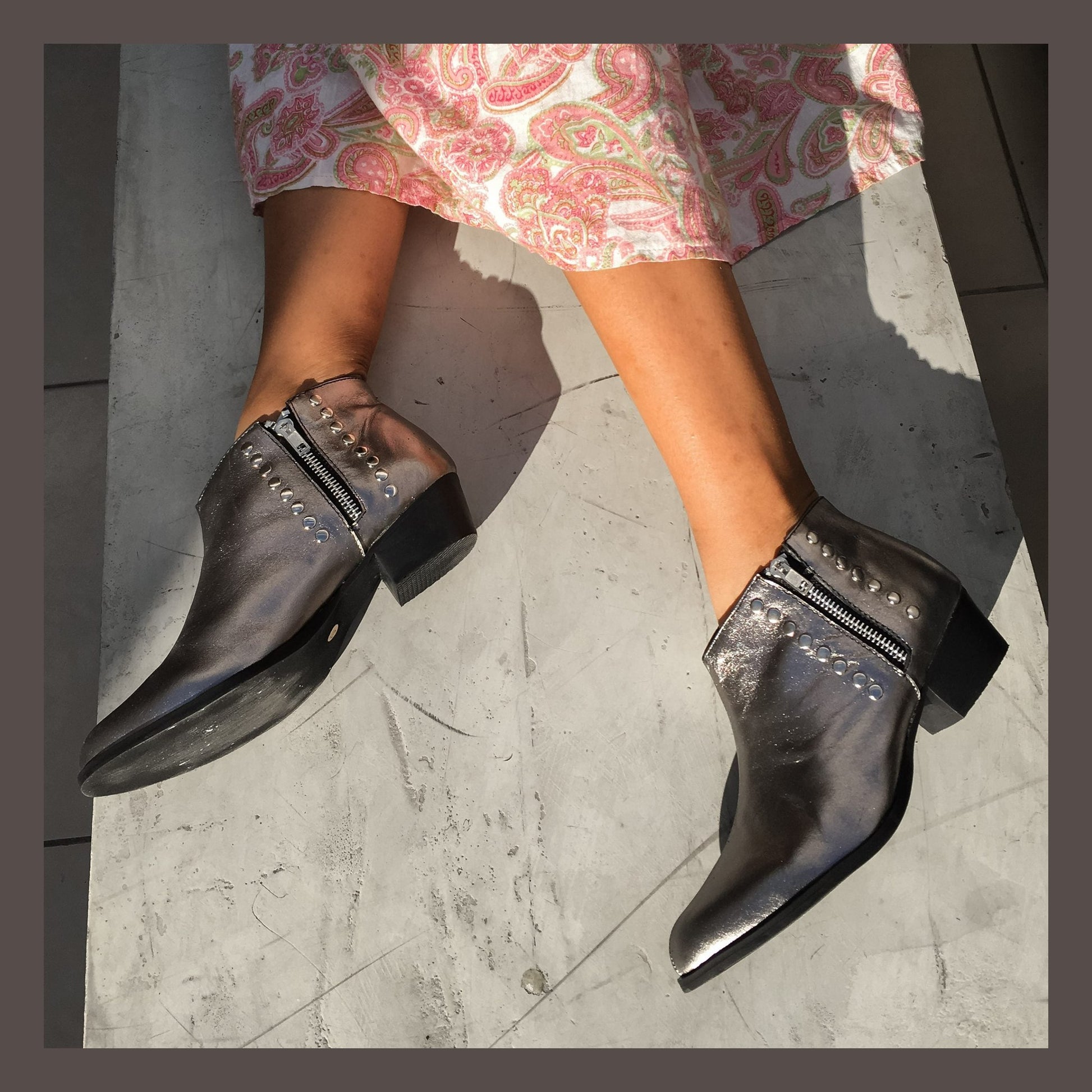 Botin Shoppa Plata