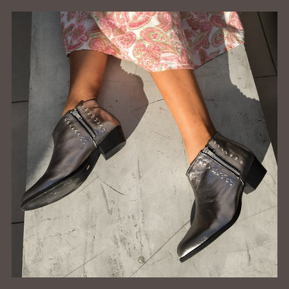 Botin Shoppa Plata